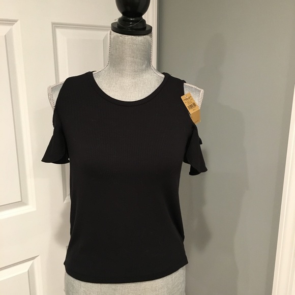 American Eagle Outfitters Tops - HP#103🎉NWT American Eagle cold shoulder top sz s